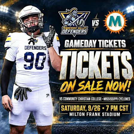 Tennesse Valley Defenders vs Mississippi Cyclones