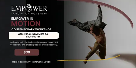 Contemporary Dance Workshop with Tristan Griffin