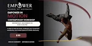 Contemporary Dance Workshop with Tristan Griffin