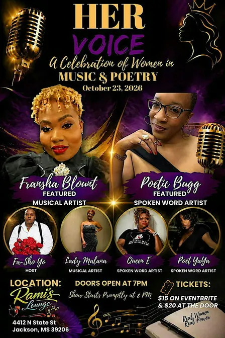 HER VOICE: A Celebration of Women in Music & Poetry