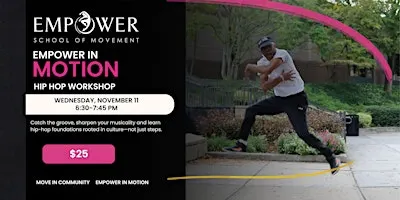 Hip-Hop Workshop II: Foundations, Musicality and Culture with Damien Slade