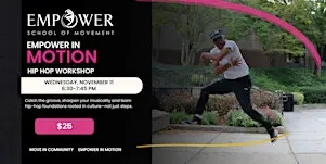 Hip-Hop Workshop II: Foundations, Musicality and Culture with Damien Slade