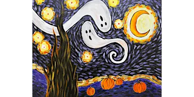Starry Halloween - Paint and Sip in Orange County | Classpop!™