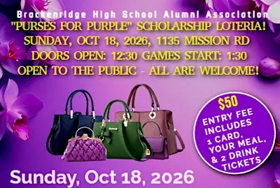 Purses for Purple Scholarship Loteria