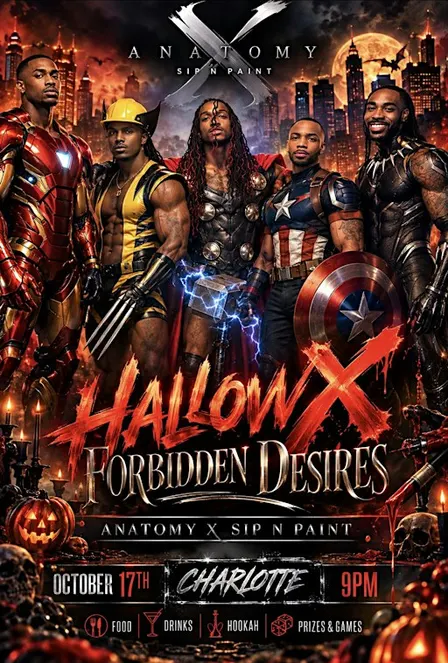 ANATOMY X SIP N’ PAINT PRESENTS: HALLOW X FORBIDDEN DESIRES
