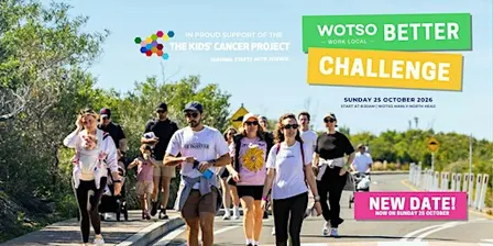 WOTSO Better Challenge 2026 – Fun Run (or walk) for Kids’ Cancer Research