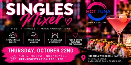 Harrisburg Singles Mixer at Hot Tuna | Ages 30+