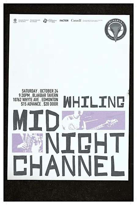 Midnight Channel w/ Whiling @ BlakBar
