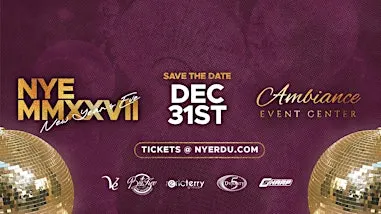 NYE 2027 at Ambiance