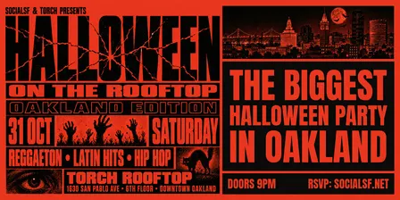 Halloween On The Rooftop | The Biggest Halloween Party in Oakland