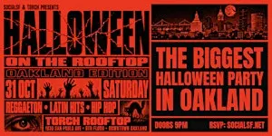 Halloween On The Rooftop | The Biggest Halloween Party in Oakland
