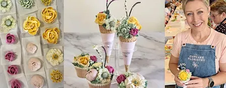 Floral Cone & Cupcake Class (Brisbane)