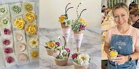 Floral Cone & Cupcake Class (Brisbane)