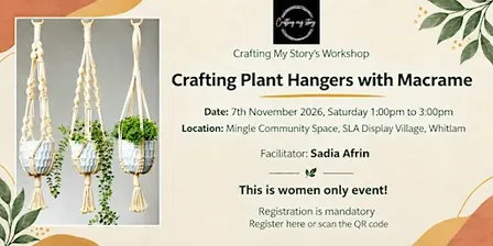 Crafting Plant Hangers with  Macrame.