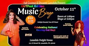 Lansdale OUTFest Drag Music Bingo