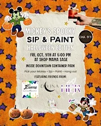MICKEY'S SPOOKY SIP AND PAINT "HALLOWEEN EDITION"