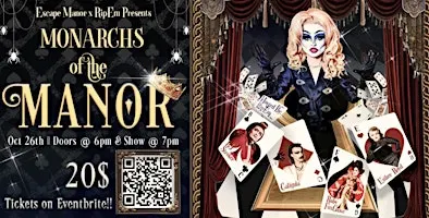 Monarchs Of The Manor - Halloween Drag At Manor Lounge