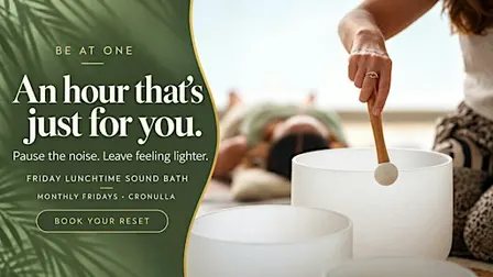 The Friday Lunch Reset | Monthly Sound Bath in Cronulla