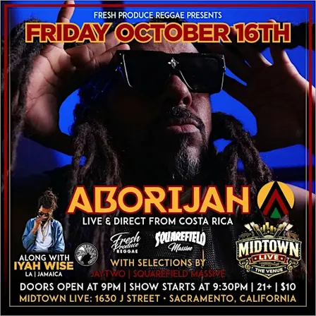 LIVE ROOTS REGGAE MUSIC w/ ALBORIJAH & IYAH WISE
