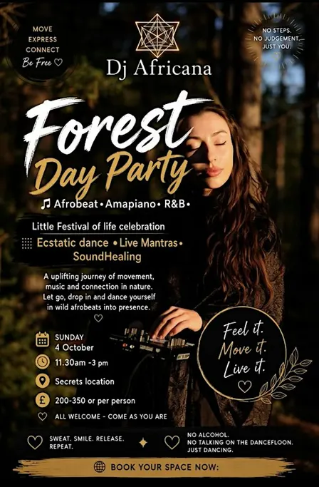 Afrobeat day party• Ecstatic dance ( Outdoor)