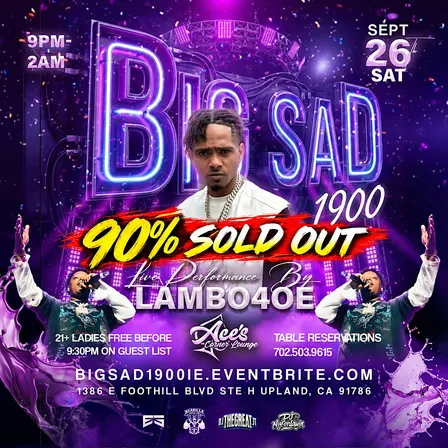 LAMBO4OE & BIG SAD 1900 LIVE INSIDE ACE'S CORNER LOUNGE