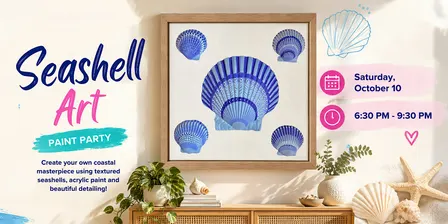3D Seashell Art Party