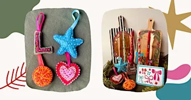 Christmas Embroidered & Beaded decoration