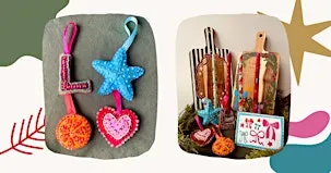 Christmas Embroidered & Beaded decoration