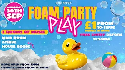 PLAY Wednesday - Foam Party!
