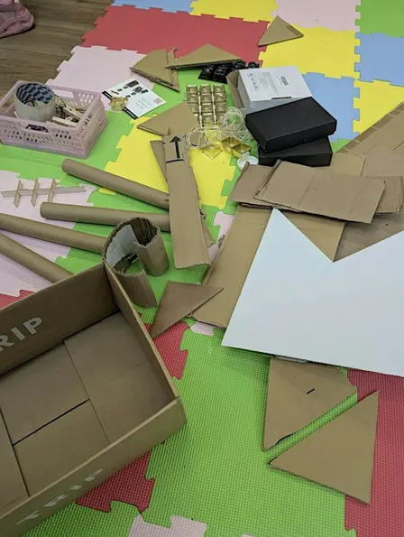 Cardboard Creatures Creative Workshop at Hereford Library
