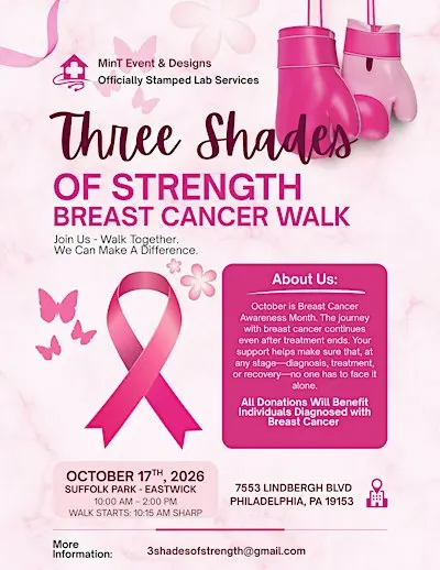 3 Shades of Strength - Breast Cancer Walk