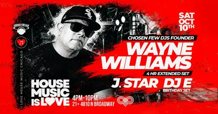 A House Music is Love Day Party.  Free with RSVP.