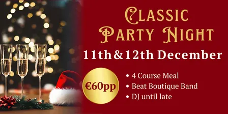 Christmas Party Nights at the Woodford Dolmen