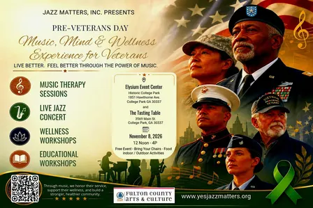 Pre-Veterans Day Music, Mind & Wellness Experience for Veterans