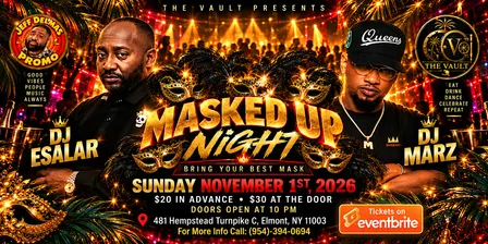 MASKED UP NIGHT : BRING YOUR BEST MASK !
