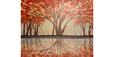 Misty Fall Morning - Paint and Sip in Chicago | Classpop!™
