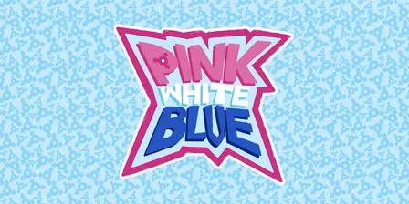 Pink, White & Blue