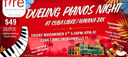 Ignite the Night with FIRE Foundation-DUELING PIANOS