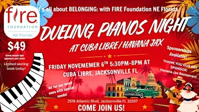 Ignite the Night with FIRE Foundation-DUELING PIANOS