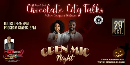Chocolate City Talks: Open Mic Night