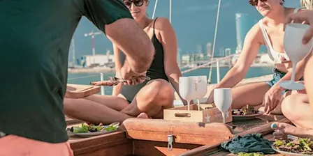 BBQ & Sailing Experience along the Barcelona Coast