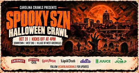 Spooky SZN 2026: The Ultimate Greenville Halloween Bar Crawl