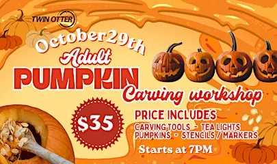 Pumpkin Carving at The Twin Otter