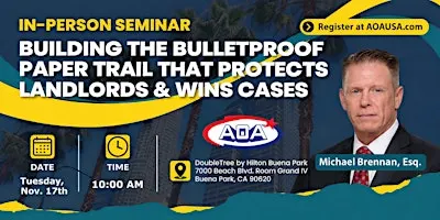 Buena Park In-Person Seminar