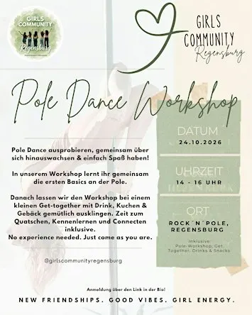 Pole Dance Workshop x Girls Community Regensburg ✨