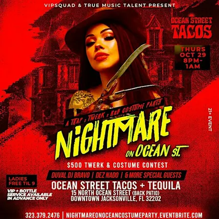 Nightmare on Ocean Street: A Trap x Twerk x R&B Costume Party