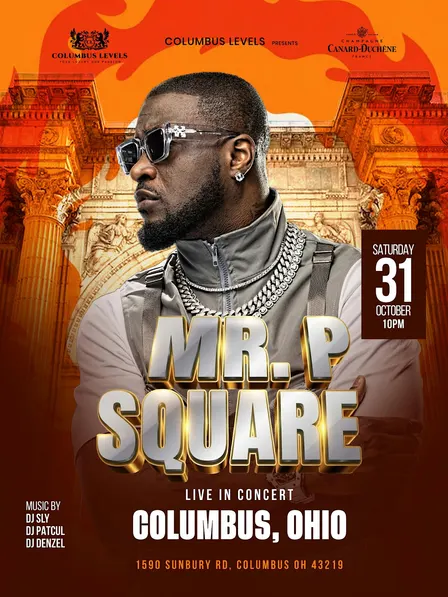 Mr. P-SQUARE Live in Columbus Afro Thriller Night ft KINGBEZY