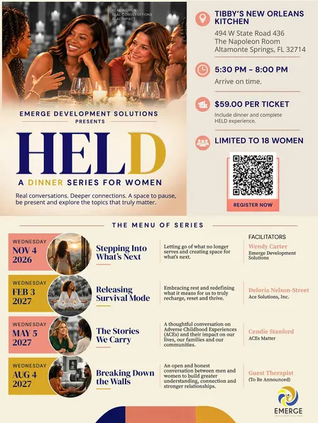 HELD: A Dinner & Conversation Series for Women