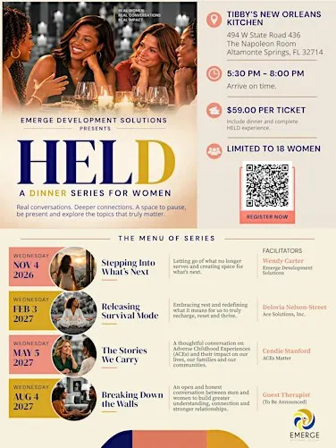 HELD: A Dinner & Conversation Series for Women