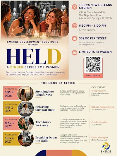 HELD: A Dinner & Conversation Series for Women